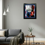 Bruce Springsteen Framed Born in the USA Collage with Platinum LP – Detail – Frameworth