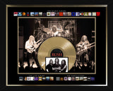 Rush Framed Album Collection Collage with Gold 45 Record - AUCTION