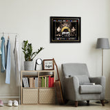 Rush Framed Album Collection Collage with Gold 45 Record - AUCTION