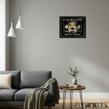 Rush Framed Album Collection Collage with Gold 45 Record – Detail – Frameworth