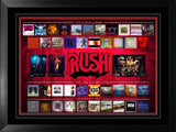 Rush Framed Album Collection Collage