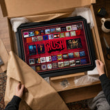 Rush Framed Album Collection Collage unboxing lifestyle