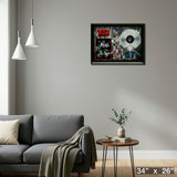 Rush Framed Collage With Platinum LP – Detail – Frameworth