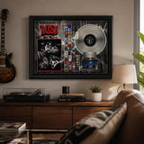 Rush Framed Collage With Platinum LP room wall lifestyle image