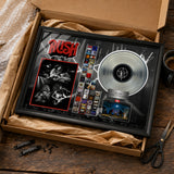Rush Framed Collage With Platinum LP unboxing lifestyle image