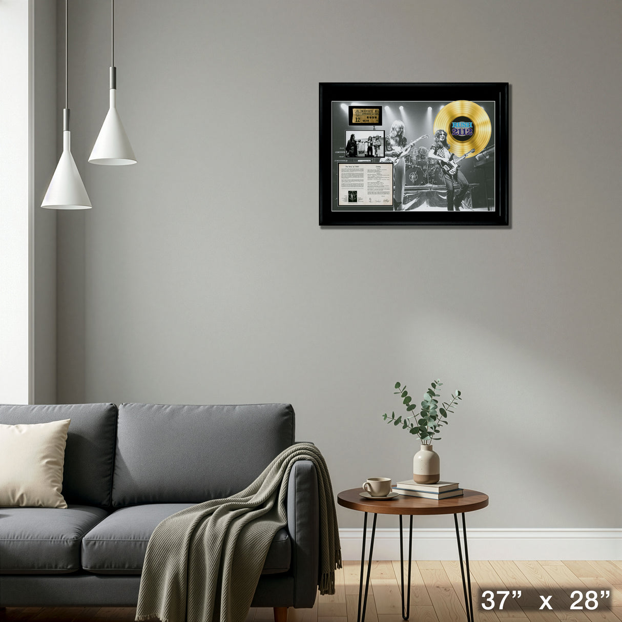 Rush Framed Massey Hall Collage – Detail – Frameworth