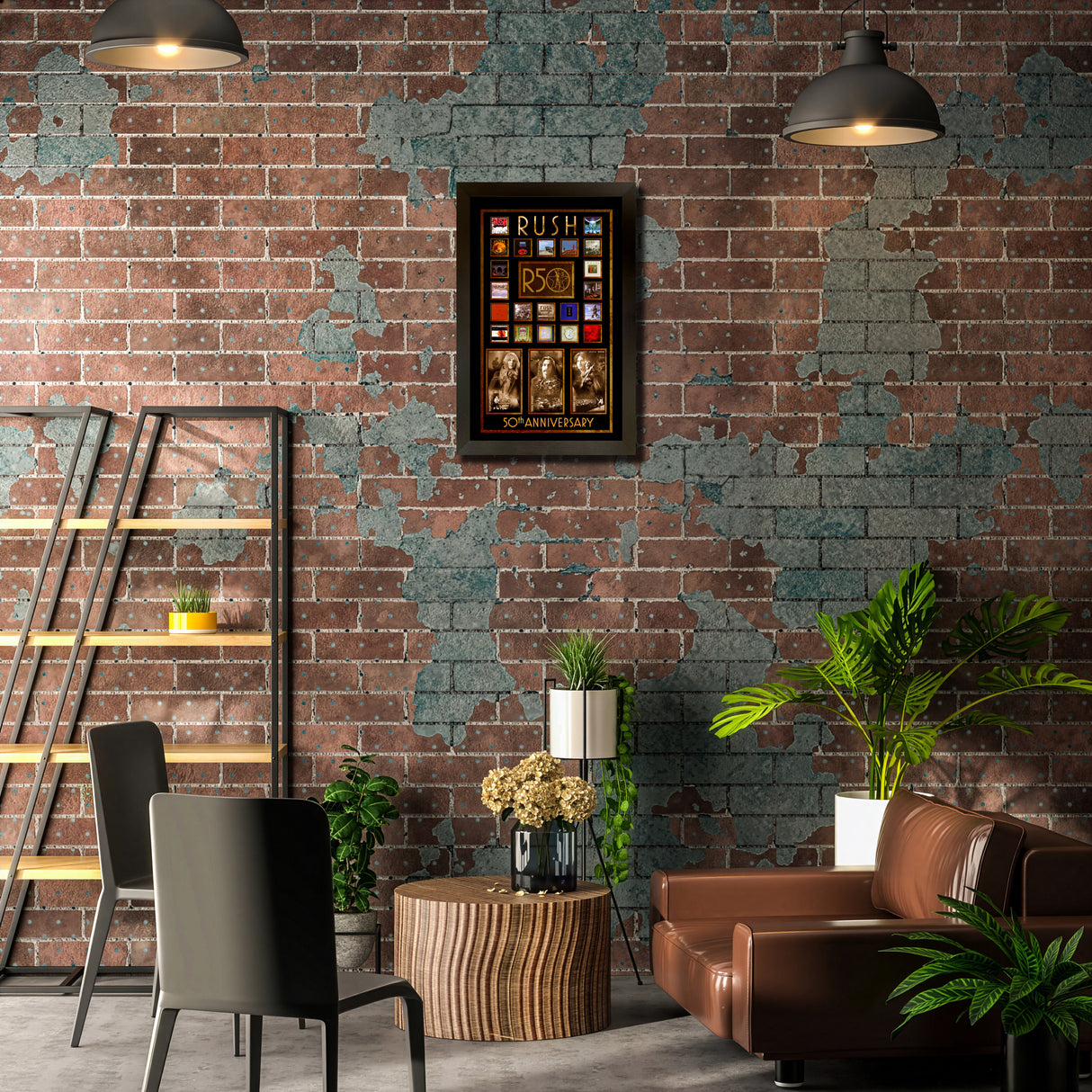RUSH 50th Anniversary Album Collage Frame – Lifestyle – Frameworth