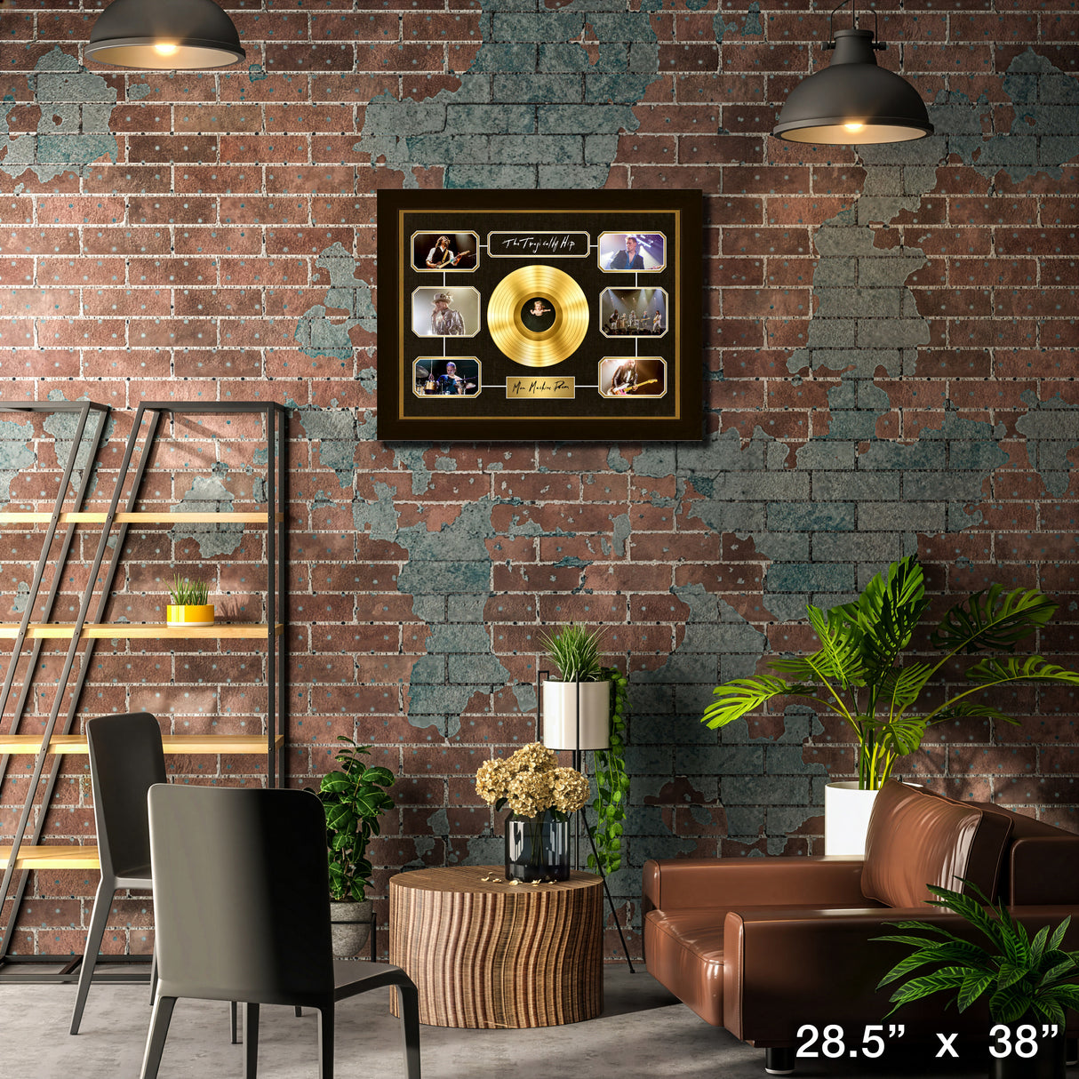 The Tragically Hip Framed Man Machine Poem Band Collage With Gold LP – Lifestyle – Frameworth