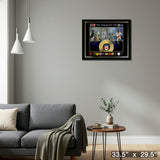 The Tragically Hip Framed Album Collage with Gold LP – Detail – Frameworth