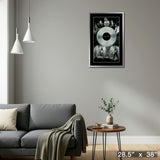 The Tragically Hip Framed Black and White Band Photos with Platinum LP – Detail – Frameworth