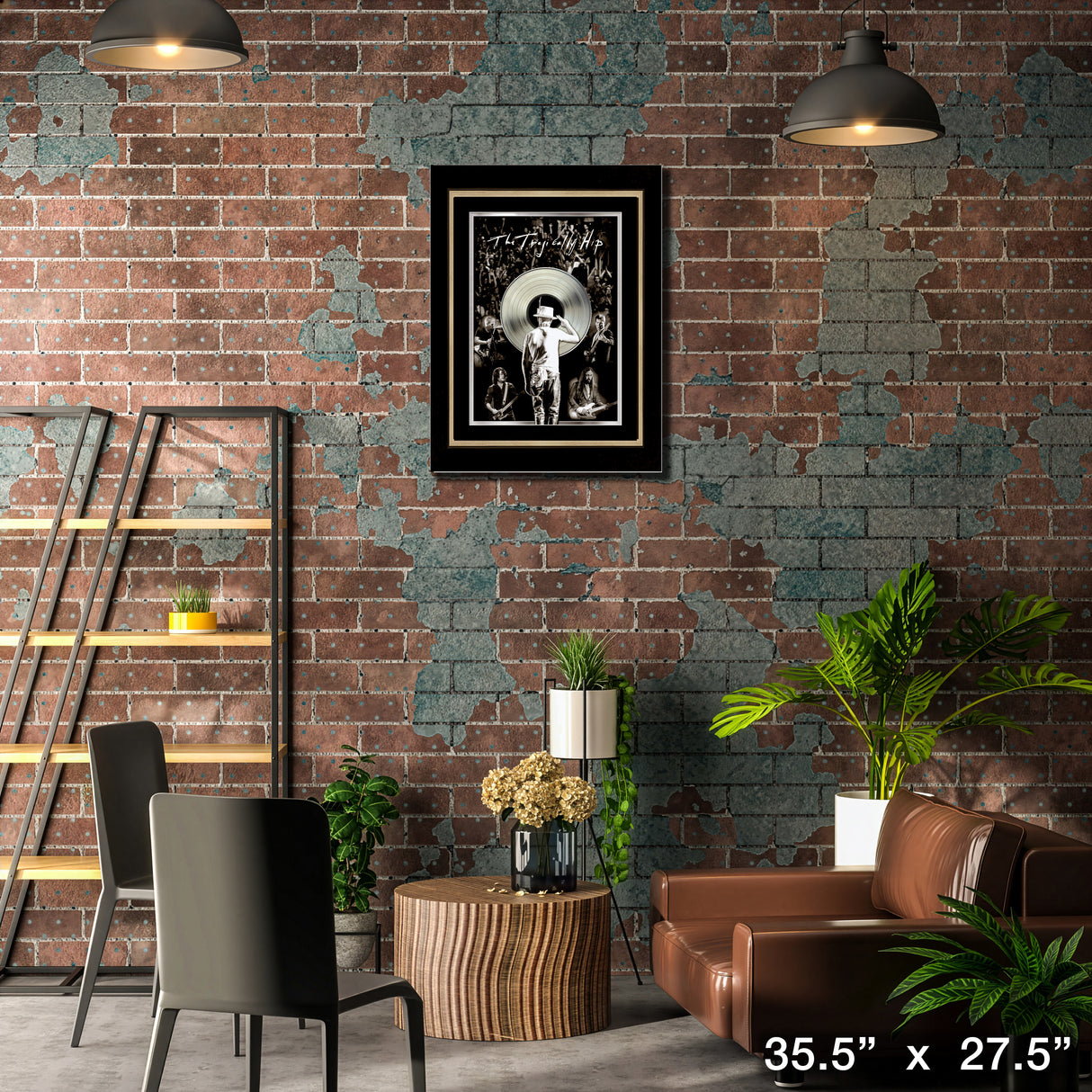 The Tragically Hip Framed Gord Salute with Platinum LP – Lifestyle – Frameworth