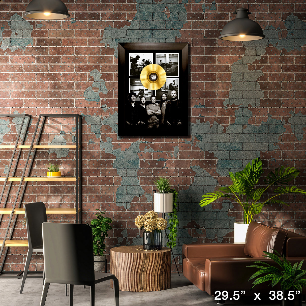 The Tragically Hip Framed Polaroids with Silver LP – Lifestyle – Frameworth