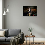 The Tragically Hip 20x29 Canvas Framed Hand on Heart-H – Detail – Frameworth