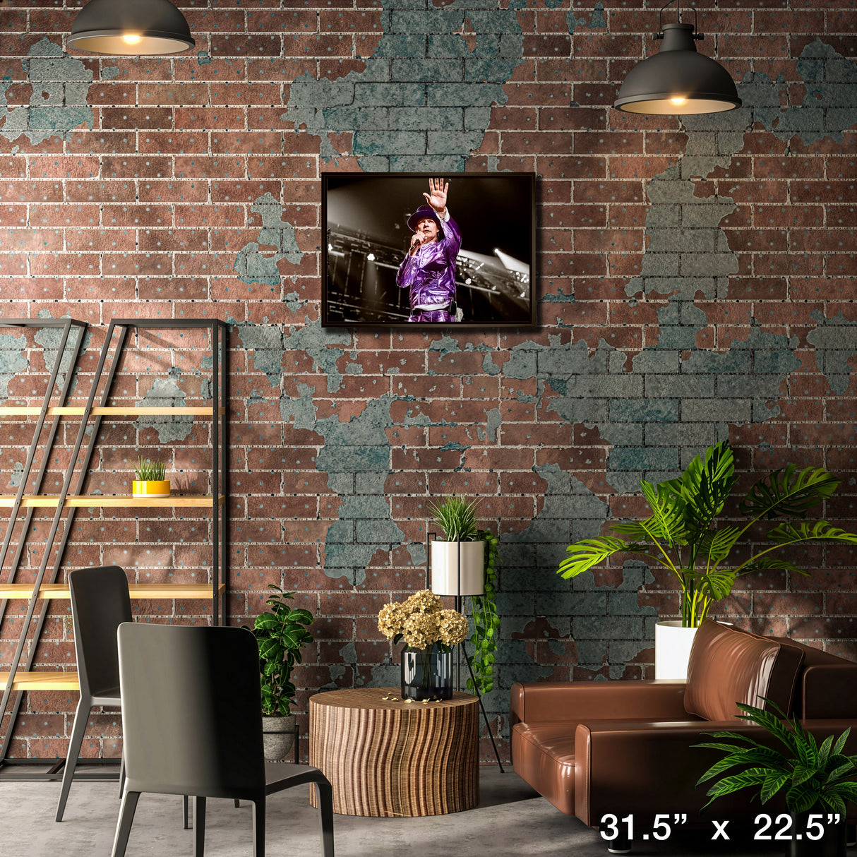 The Tragically Hip 20x29 Canvas Framed Gord in Purple-H – Lifestyle – Frameworth