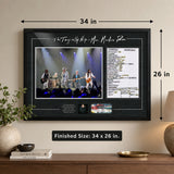 The Tragically Hip Framed Final Show in Kingston - Finished size 34 by 26 inches