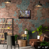 The Tragically Hip Framed 20x29 Man Machine Poem Textured Print – Lifestyle – Frameworth