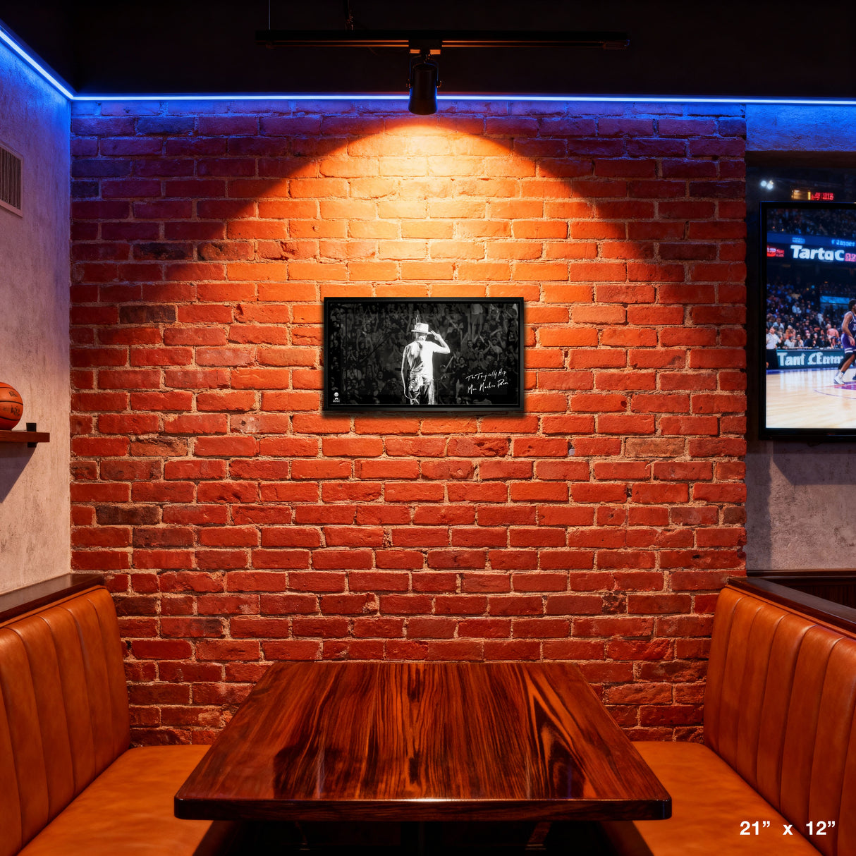 The Tragically Hip Framed Gord Salute Mini Canvas – View 4 – Frameworth