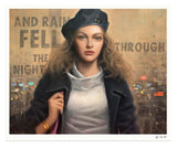 Ahead By A Century by Kai McCall The Tragically Hip Print - AUCTION