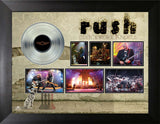 RUSH Clockwork Angles Collage with Platinum LP - Frameworth Sports Canada 