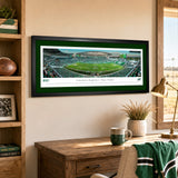 Saskatchewan Roughriders Panorama First Game at Mosaic 2017 Framed - lifestyle 2