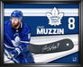 Jake Muzzin Signed PhotoGlass Framed Toronto Maple Leafs Stickblade - Frameworth Sports Canada 