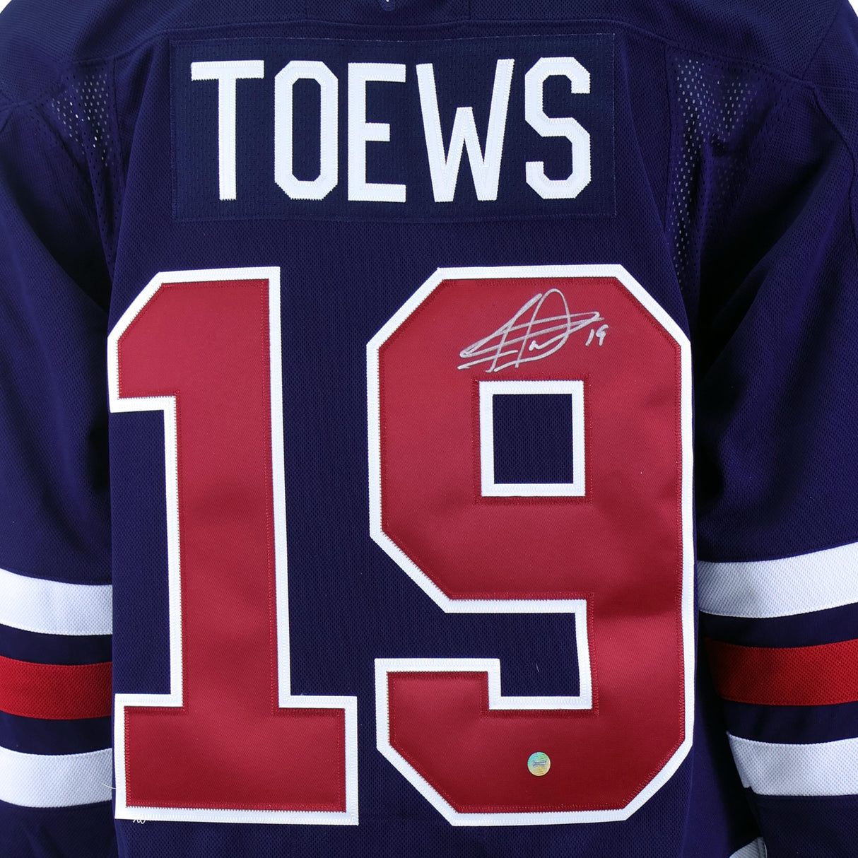 Jonathan Toews Signed Winnipeg Jets Fanatics Premium Alternate Jersey