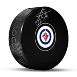 Jonathan Toews Signed Puck Winning Jets Logo