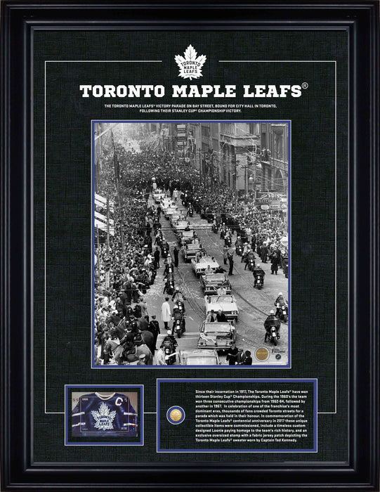 Toronto Maple Leafs Framed Stanley Cup Parade Photo