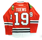Jonathan Toews Signed Chicago Blackhawks Reebok Replica Jersey - AUCTION