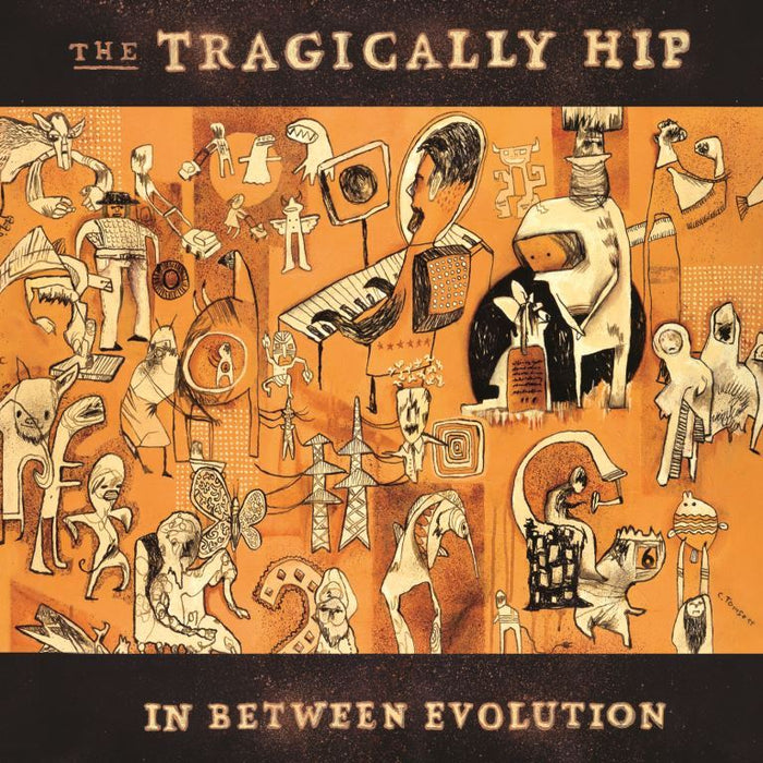 The Tragically Hip Album Cover 12x12 Plaque In Between Evolution