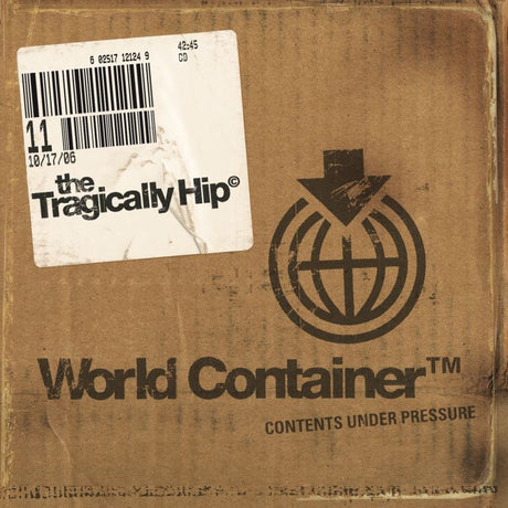 The Tragically Hip Album Cover 12x12 Plaque World Container - Frameworth Sports Canada 