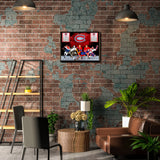 Montreal Canadiens Framed 5-Player Collage With Laser Cut-Out Alumni – Lifestyle – Frameworth