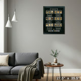 Original Six Collage Framed With 6 Pins – Detail – Frameworth