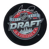 Josh Norris Signed Puck 2017 Draft