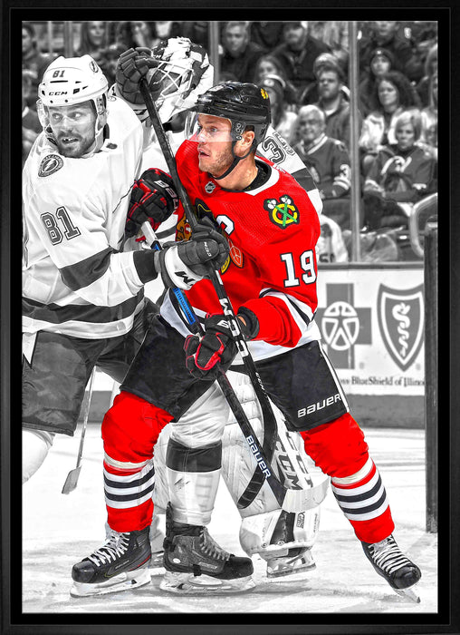 Jonathan Toews Chicago Blackhawks Framed  20x29 Spotlight Canvas