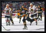 Mario Lemieux Pittsburgh Penguins Framed 20x29 Shooting Canvas