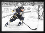 Sidney Crosby Pittsburgh Penguins Framed 20x29 Defending Puck Spotlight Canvas