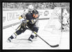 Sidney Crosby Pittsburgh Penguins Framed  20x29 Defending Puck Spotlight Canvas - Frameworth Sports Canada 
