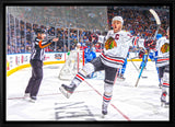 Jonathan Toews Chicago Blackhawks Framed 20x29 Goal Celebration Canvas