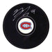 Nick Suzuki Signed Montreal Canadiens Puck - Frameworth Sports Canada 