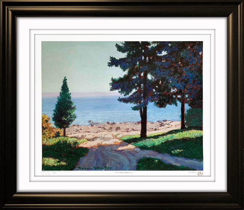 Autumn Sunlight, Georgian Bay Framed Print by Franz Johnston(P01726)