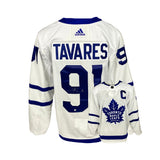 John Tavares Signed Toronto Maple Leafs Adidas Authentic Jersey with "C" (white) - AUCTION