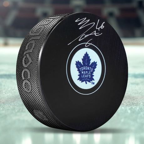 Mitch Marner Signed Toronto Maple Leafs Puck