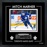 Mitch Marner Signed 8x10 PhotoGlass Frame Toronto Maple Leafs Blue Action-H - AUCTION