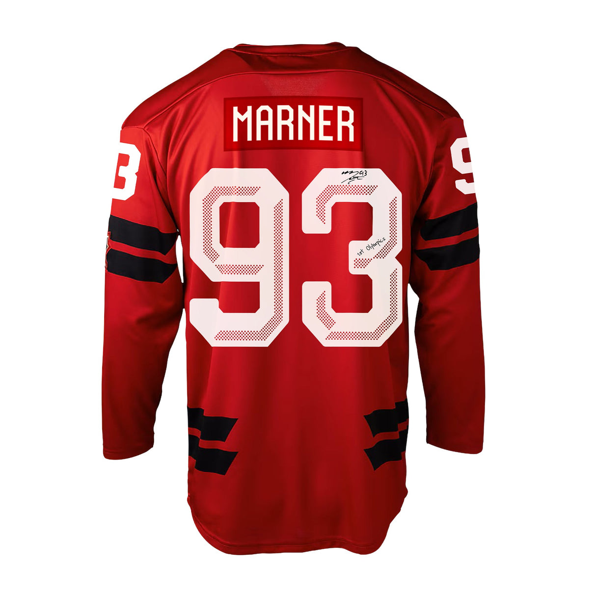 Mitch Marner Signed 2026 Hockey Canada Bauer Replica Jersey Insc "1st Olympics" (Limited Edition of 93) - AUCTION