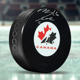 Mitch Marner Signed Puck Team Canada (#93) - AUCTION