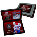 Noah Dobson Signed Deluxe Puck Case Montreal Canadiens Debut (Limited Edition of 53)