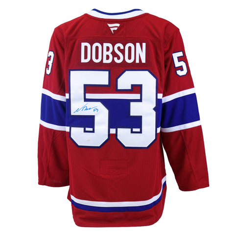 Noah Dobson Signed Montreal Canadiens Fanatics Premium Jersey