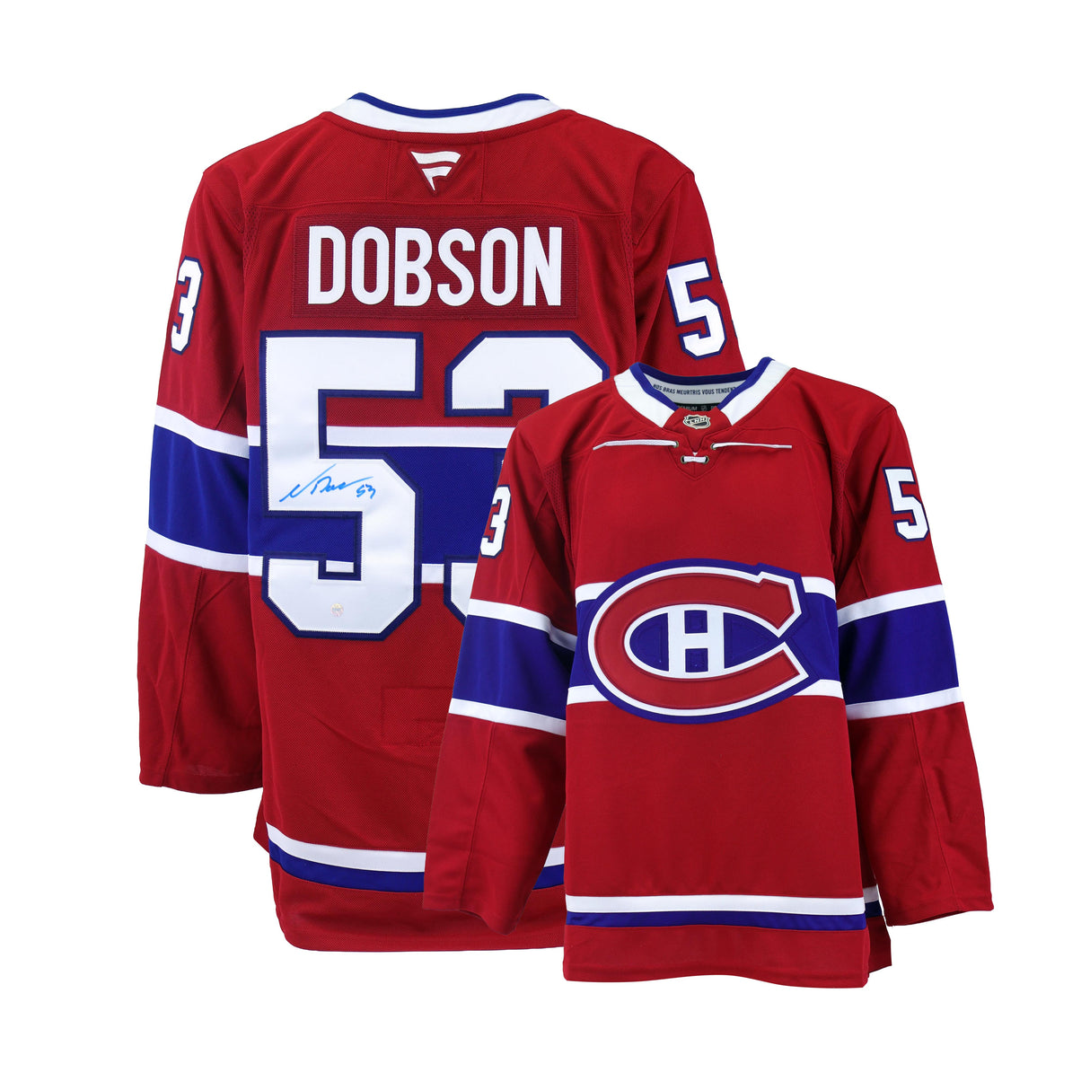 Noah Dobson Signed Montreal Canadiens Fanatics Premium Jersey