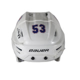Noah Dobson Signed Montreal Canadiens Bauer Re-Akt 55 Hockey White Helmet - AUCTION